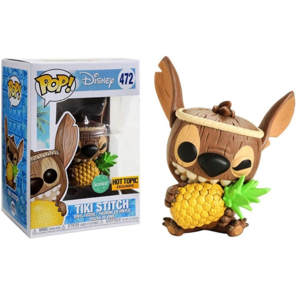 Funko Pop Disney Tiki Stitch Scented Hot Topic Exclusive Vinyl Figure